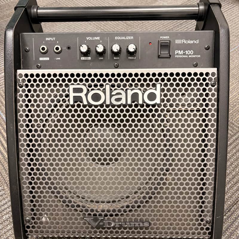 Roland PM-100 80-Watt Personal Drum Amplifier for V-Drums 2012 - Present - Black image 1