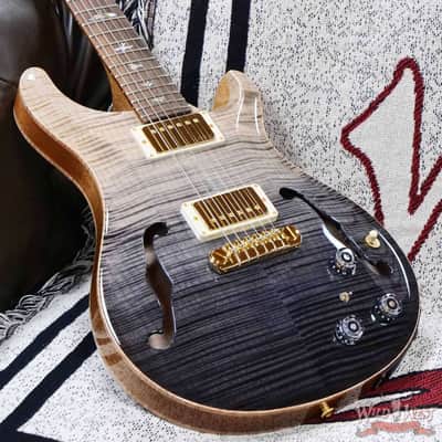 PRS Wild West Guitars 25th Anniversary Limited Run Wood Library Artist Package Hollowbody II Piezo Frostbite Fade (Private Stock Color) 5.60 LBS (US Only / No International Shipping) image 8