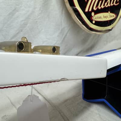 Alembic Elan 4-string Bass with Case - White (likely re-fin'd) image 24
