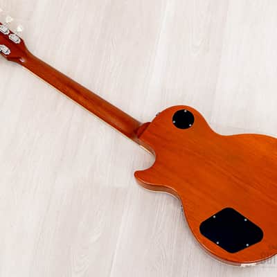 1992 Gibson Les Paul Classic Plus Trans Amber Flame Top, 100% Original w/ Case, Lightweight image 12