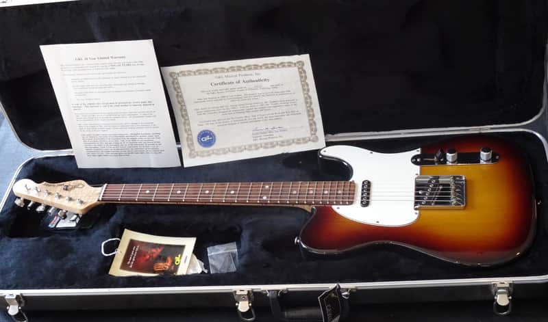 G&L USA Made Asat Classic Telecaster AAA Flamed Maple Neck Signed COA & Case image 1