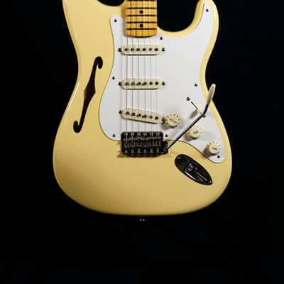 Fender Eric Johnson Thinline Stratocaster 2018 - Vintage White image 2