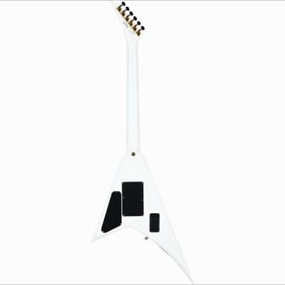 Jackson MJ Series Rhoads RR24MG - White with Black Pinstripes (FREE JACKSON HARDSHELL CASE!) image 3