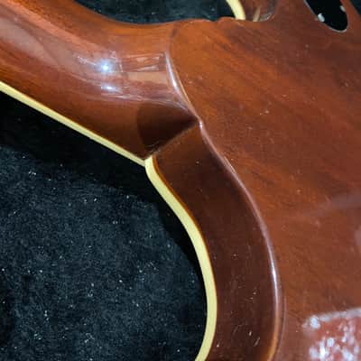 Minarik Manta Super Custom - Amber Sunburst  70-80s - Quilted Maple - Sunburst/ Amber (with original G&C Case) image 10