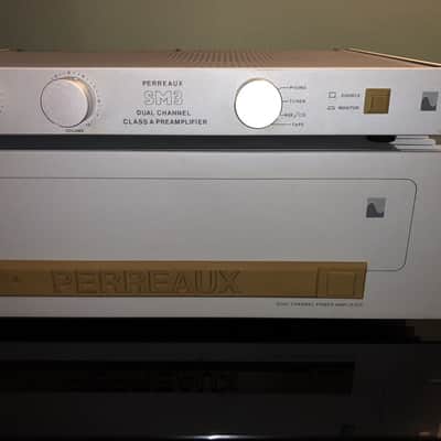 Perreaux PMF1850 & SM3 Matte Silver Amp and Preamplifer Vintage Stereo ~RARE~ LOOK ! image 3
