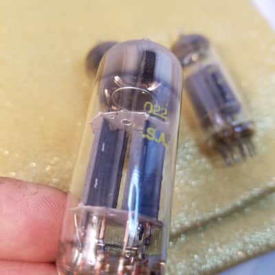 Raytheon ONE (1) 12BH7A tNOS AT1000 TESTED Vacuum Tube 12BH7 dual triode 1968-1976 image 5