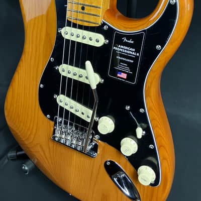 Fender American Professional II Stratocaster Electric Guitar Roasted Pine w/ OHSC image 7