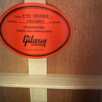 Gibson J-45 Custom Select Grizzly Burst (2026) *SUPER RARE* image 11