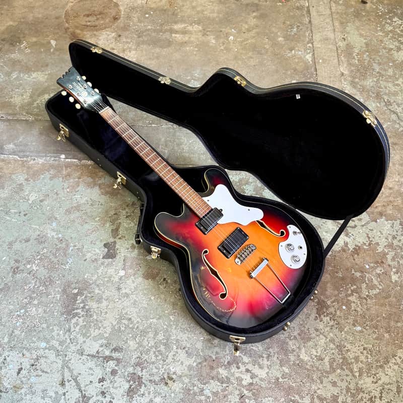 Mosrite Celebrity 3 c 1967 - Sunburst original vintage USA Mosley image 1
