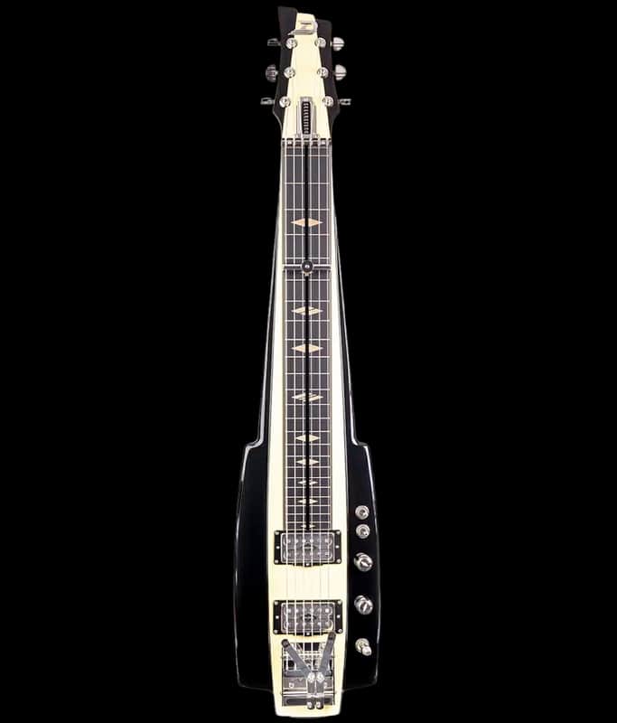 Duesenberg Fairytale Split/King Black Lapsteel with Case image 1