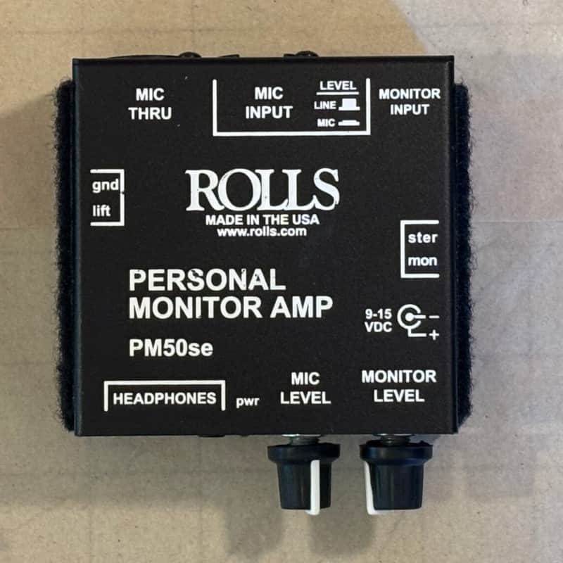 Rolls PM50se Personal Monitor Amplifier 2022 - Present - Black image 1