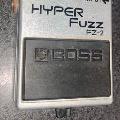 1990’s Boss FZ-2 Hyper Fuzz guitar effects pedal (Silver Label) 1993 - 1997 - Silver image 1