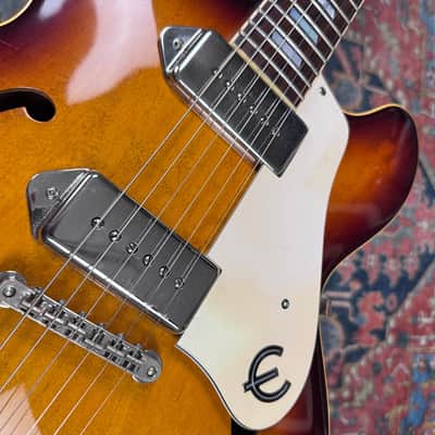1991 Epiphone Sunburst Casino Pre-Elitist Made in Japan Terada HSC image 14