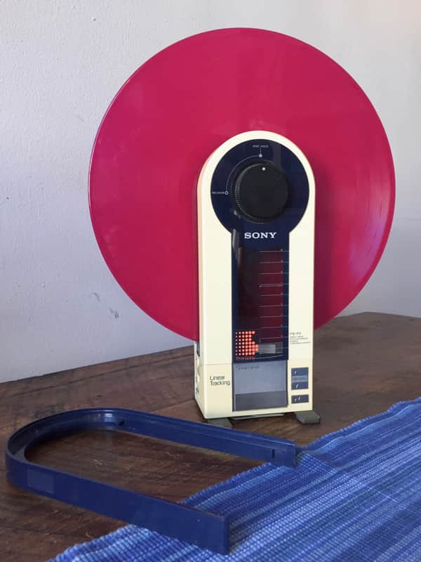 Sony PS-F5 portable linear tracking turntable | Reverb