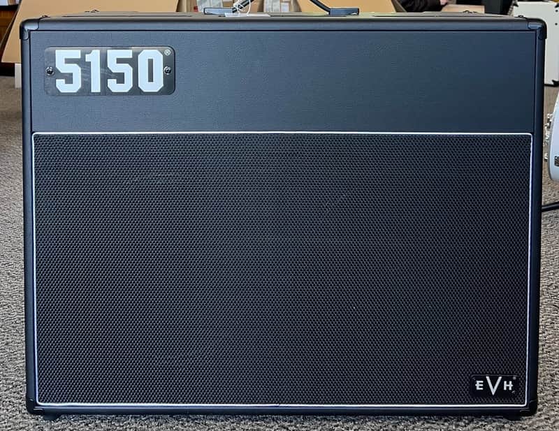 EVH 5150 Iconic Series 60W Tube Guitar Amplifier 212 Combo, Black #2257200010 image 1