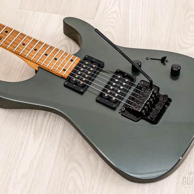 1997 Charvel Dinky HH DK24 Ikebe Limited Edition Gunmetal Gray w/ Floyd Rose, Japan image 10