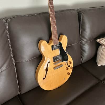 Gibson Custom Shop '59 ES-335 Dot Reissue 2013 Antique Vintage Natural Gloss image 2