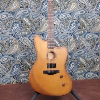Fender Acoustasonic Standard Jazzmaster Aged Natural image 2