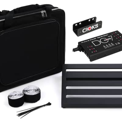 Pedaltrain Novo 18 SC 18x14.5-inch Pedalboard with CIOKS DC7 Power Supply and Soft Case image 3