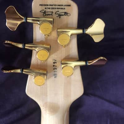 Spector EURO 5 String Left Handed 2017 Poplar Burl image 3