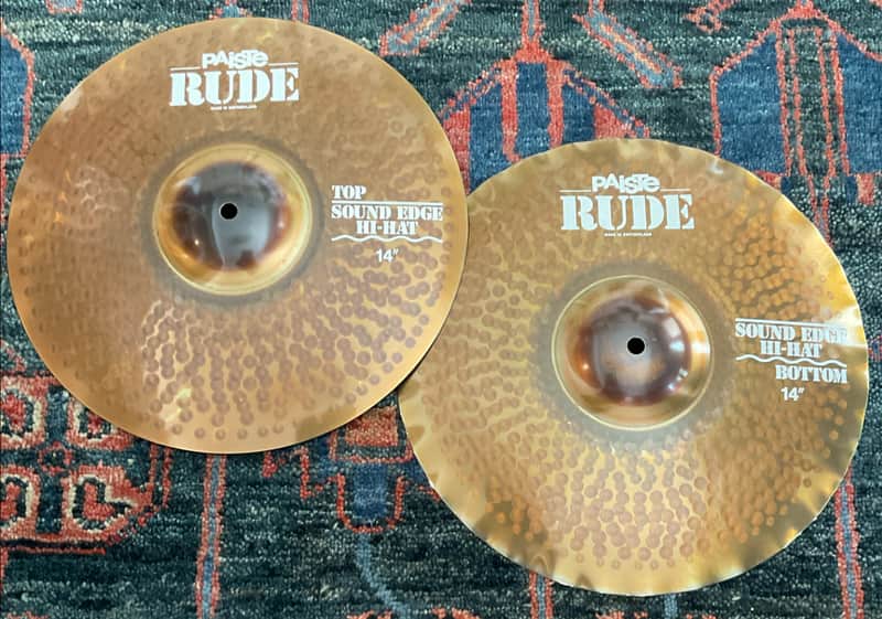 Paiste Rude 14" Sound Edge Hi-Hat Cymbals