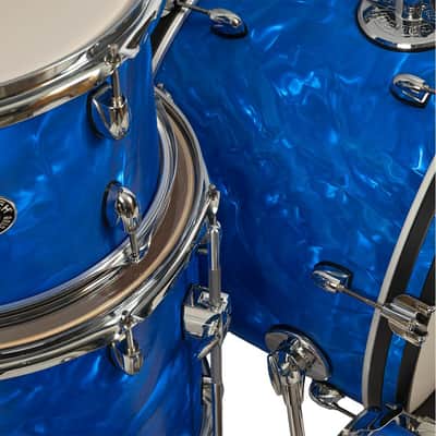 Gretsch Catalina Club 4-Piece Drum Set Blue Satin Flame image 2