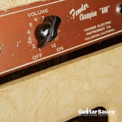 Fender Champion “600” TV Front Original Vintage 1950 (AMP_00021) image 10