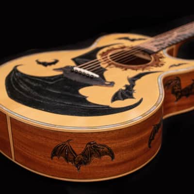 Blueberry Handmade Acoustic Guitar Jumbo Size Built to Order image 7