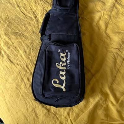 Laka Vintage Electric Ukulele and case - Cherry Red image 5