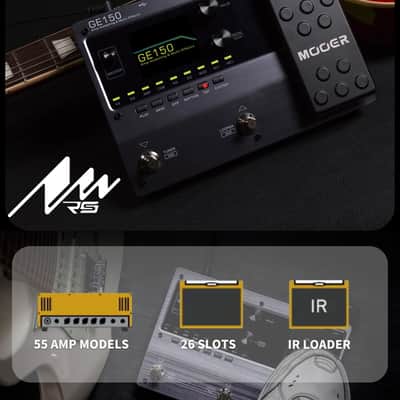 MOOER GE150 Electric Guitar Amp Modelling Multi Effects Pedal (Price includes the import duty for US buyer) image 4