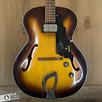 Guild 1965 X-50 Cordoba, Sunburst, Archtop, Hardshell Case - Used
