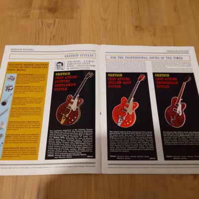 Vintage 1965 Gretsch Guitars & Amplifiers Catalog! Chet Atkins, White Falcon! Rare, Original Case Candy! image 3