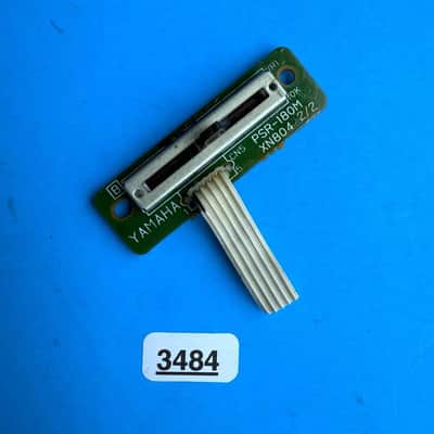 YAMAHA PSR-180 Keyboard Part: Volume Slider Pot PCB Circuit Board [XN804] image 6