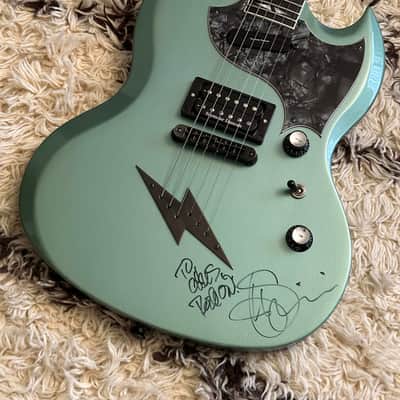 Gibson SG-Z w/ Satriani Autograph 1998 - Verdigris image 2