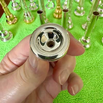 Schilke Trumpet Mouthpiece 15A4 1980's - Silver Plated image 2