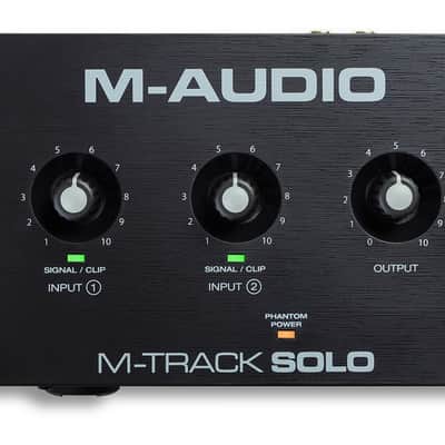 M-Audio M-Track Solo 48-KHz, 2-channel USB Audio Interface image 4