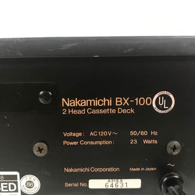 Nakamichi BX-100 Cassette Deck For Parts Only image 4