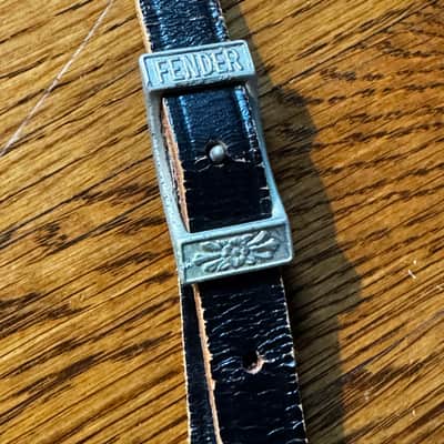 Vintage 1960 s Fender Stratocaster Leather Strap Original Case Candy image 1