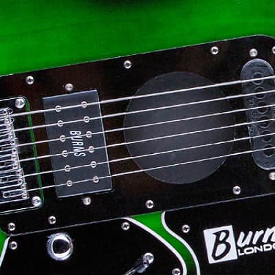 Burns Steer BL-1000-GRS04 Green Burst Electric Guitar image 4