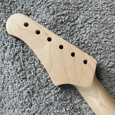 Short Scales Maple Wood Guitar Neck, 21 Frets Fingerboard image 16
