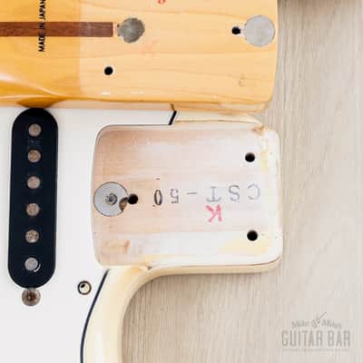 1984 Fender Stratocaster ‘72 Vintage Reissue ST72-55 Olympic White E-Serial, Japan MIJ Fujigen image 18