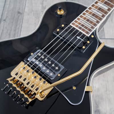 Burny RLC-105S 'Sustainer' Electric Guitar, Black (Floyd Rose