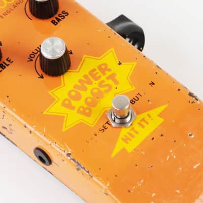 1969 Colorsound Power Boost Vintage Guitar Overdrive Fuzz Pedal - Rare Pre Overdriver, Sounds Great image 5