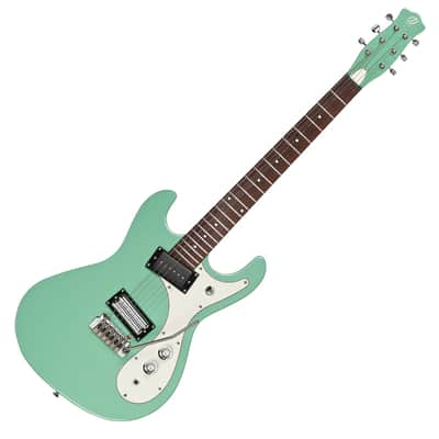 Danelectro 64XT-AQUA Reversed Double Cutaway Offset Horn Shape 6-String Electric Guitar image 1