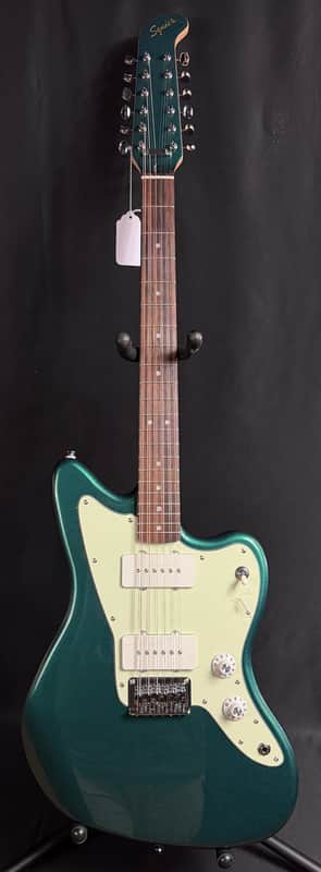 Squier FSR Paranormal Jazzmaster XII 12-String Electric Guitar Sherwood Green image 1