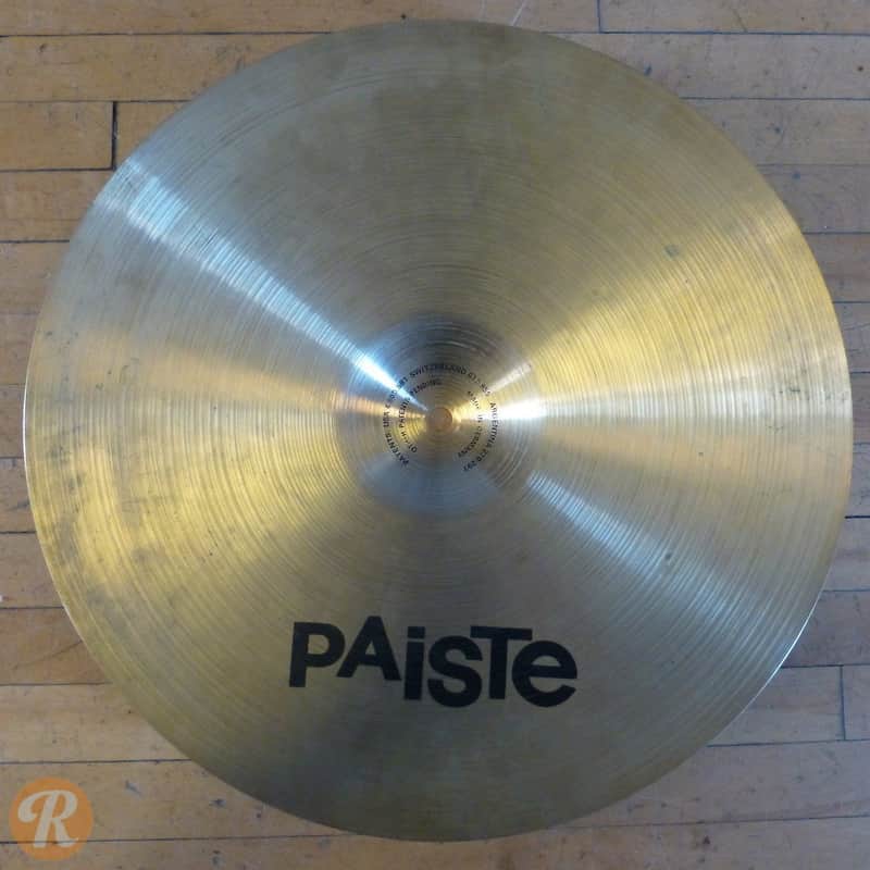 Paiste 16" Sound Formula Full Crash Cymbal 1990-1992 image 2