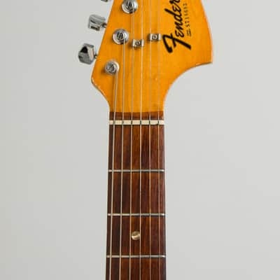 Fender Mustang Solid Body Electric Guitar (1977), ser. #S718693, black tolex hard shell case. image 5