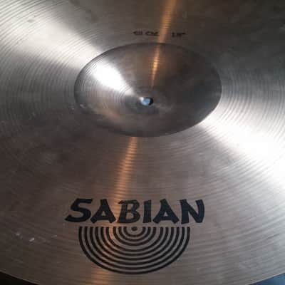 VINTAGE SABIAN 18" THIN CRASH EARLY 80S BEAUTIFUL ORIGINAL INK STAMPS Sounds Great ! 1325 G image 14