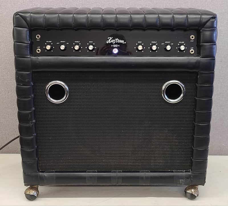 Vintage Kustom K100C-6 Tuck N Roll Combo Amplifier Tested image 1