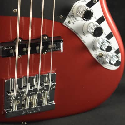 Mint Fender American Ultra II Jazz Bass Sinister Red Maple Fingerboard image 3